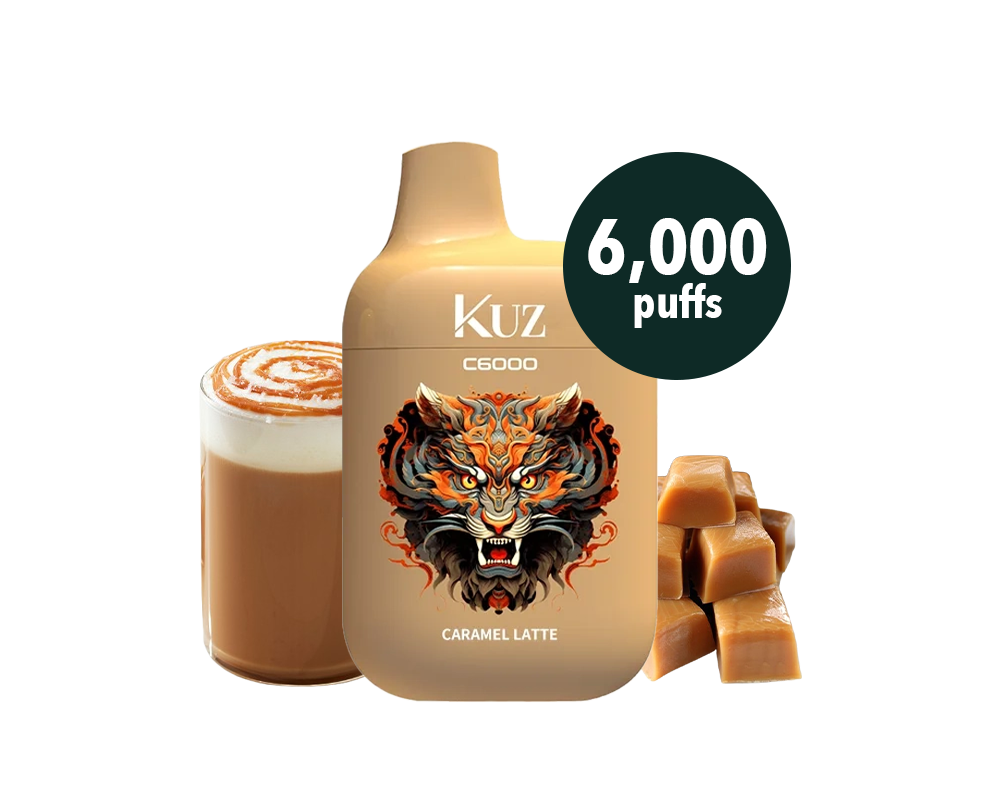 kuz 6000 vape caramel latte