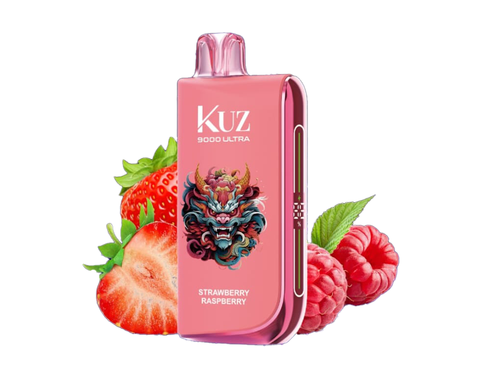 kuz ultra 9000 vape strawberry raspberry